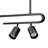 32'' 5 -Light Swing Arm Track Track Kit with Dimmable and Adjustable Head