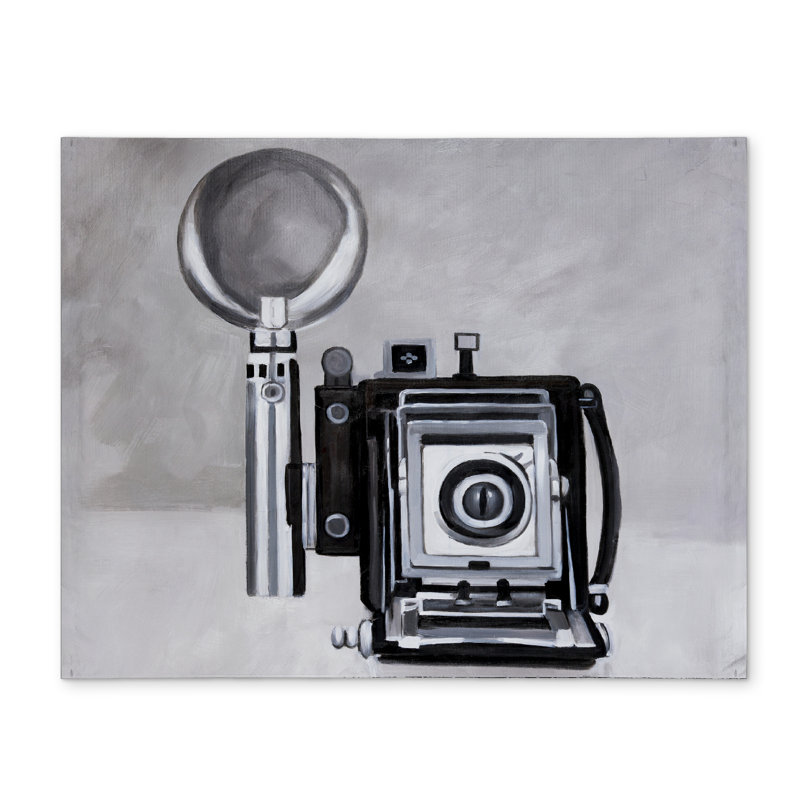 Antique Camera Gray Polyester Placemat - Home Decor Object