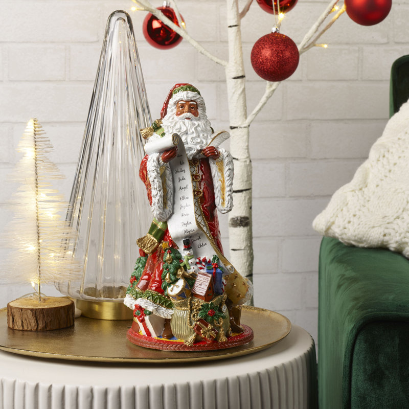 Fitz and Floyd Holiday Home Santa Musical