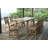 Bahama 4 - Person Patio Dining Set Extendable and Umbrella Hole Included Square Table