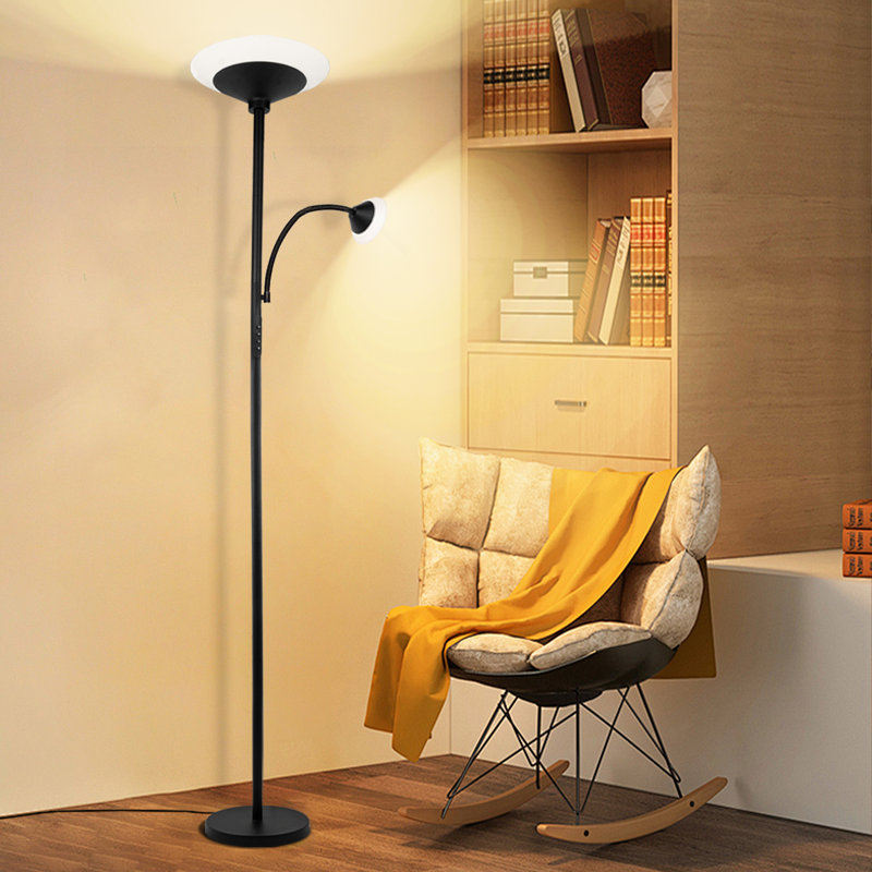  71'' Torchiere Floor Lamp,LED Remote Control and Dimmable