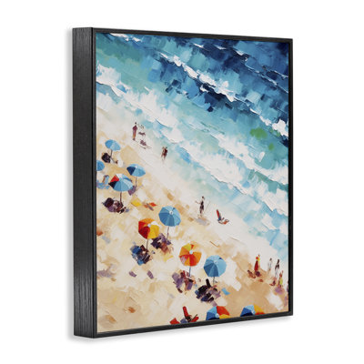 Bold Beachgoers Hues Giclee Art by Arlington Prints