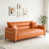 Similicuir orange est en rupture de stock sélectionné