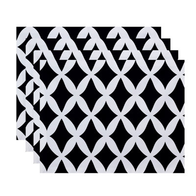 Polyester Geometric Rectangle Placemat
