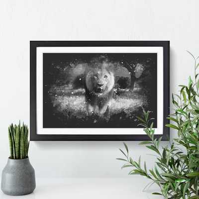 Lion Vol.5 - Picture Frame Graphic Art