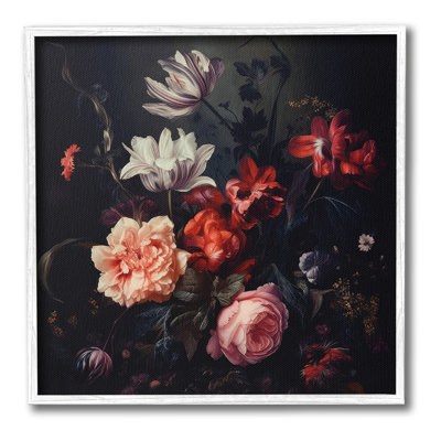 «Victorian Floral Elegance», art de la giclée encadrée par Lazar Studio