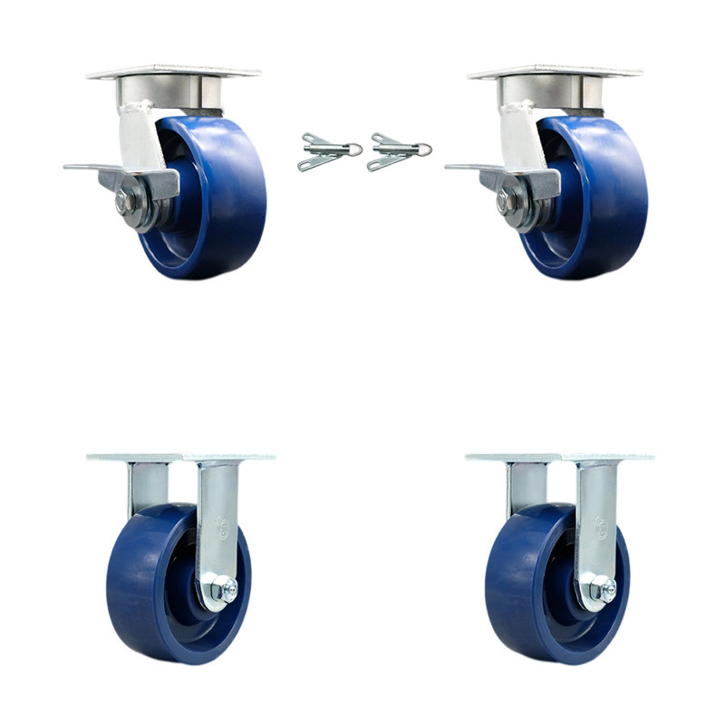 Kingpinless Solid Caster