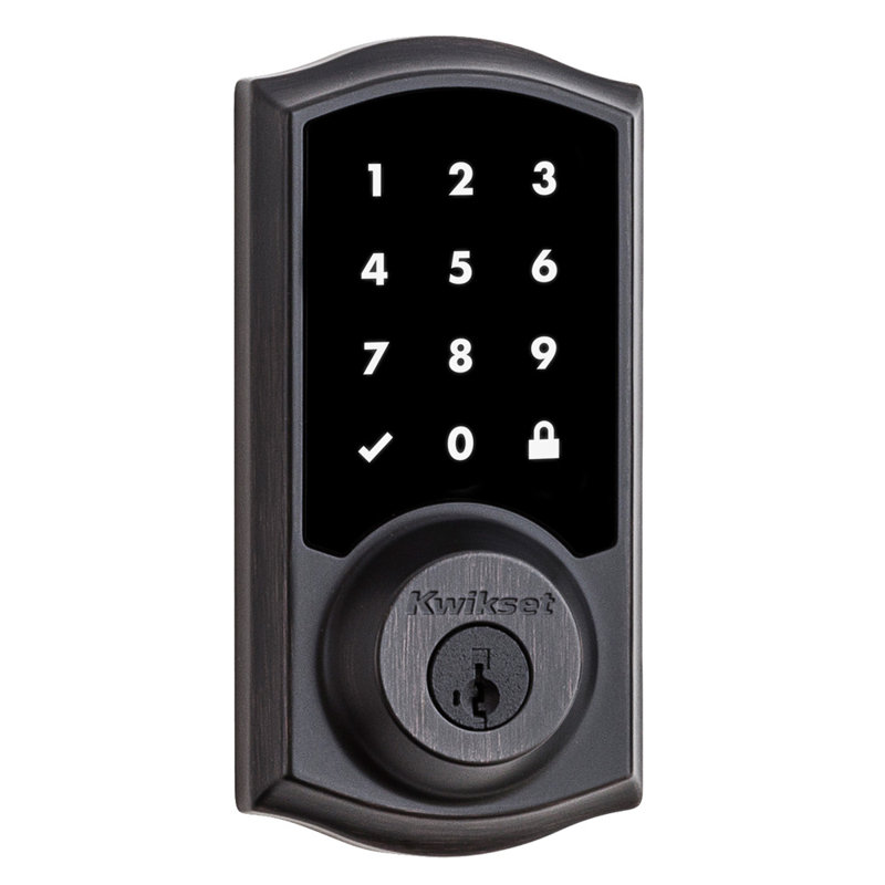 Kwikset Premis Touchscreen Smart Lock with SmartKey, Venetian Bronze
