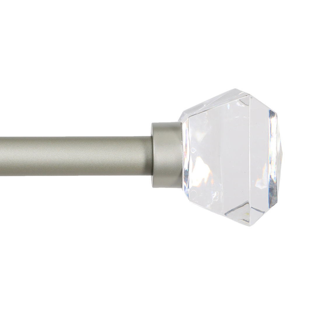 Claremont Kenney Clarissa 1" Premium Decorative Window Curtain Rod Kenney