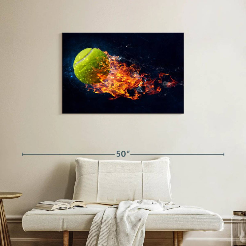 Balle de tennis Sireci Blazing, H 24 po x l 36 po