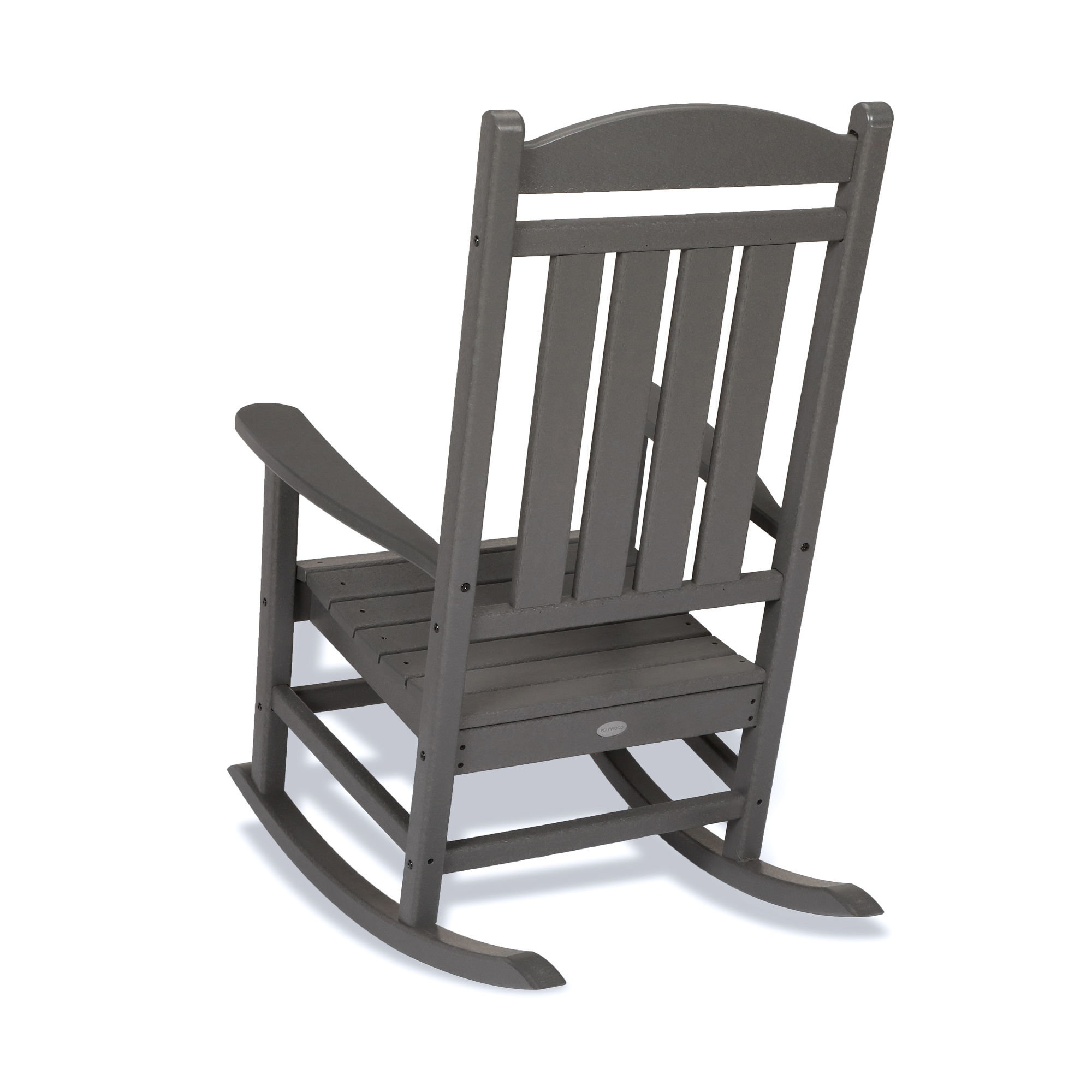 POLYWOOD Presidential Rocker 3-Piece Set, Slate Gray
