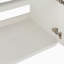 Meuble-lavabo mural 18 po avec lavabo en résine blanche et porte d'armoire à fermeture en douceur 18 po-366328528