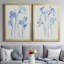 Inky Daffodils I - ensemble de 2 reproductions d'art sur toile encadrées-1797676423-1797676418