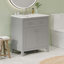 Meuble-lavabo de 30 pouces avec lavabo en céramique-904124275