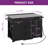 Charlien Rolling Mobile Kitchen Island With Stainless Steel Counter Top, Power Outlet & Drop Leaf-667322256