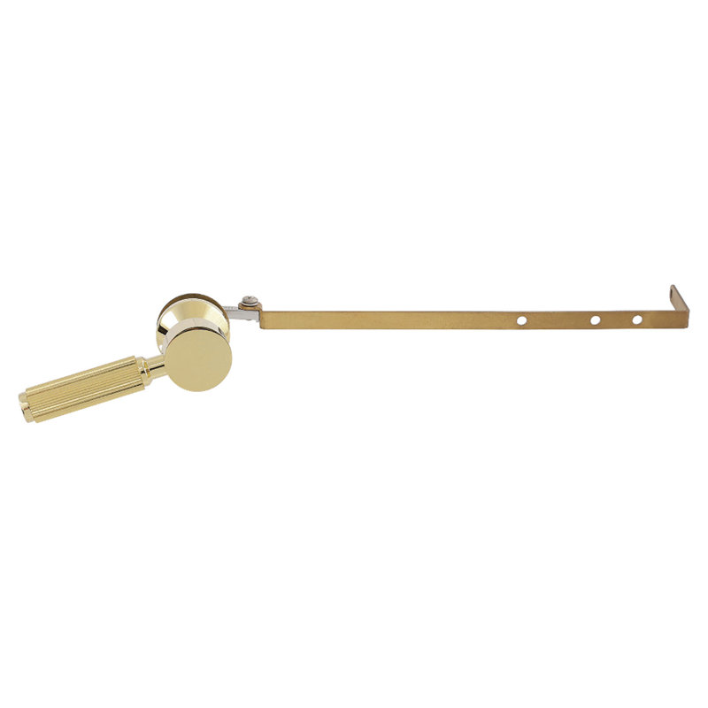 Levier de réservoir de toilette universel synchrone Kingston Brass à montage frontal ou latéral, Laiton poli