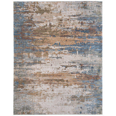 Tapis bleu Rockett