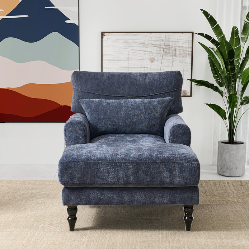 Fauteuil inclinable confortable et durable avec des sièges spacieux parfaits pour la vie, Bleu