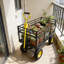 Chariot à gros chariot durable avec pneus pneumatiques pour faciliter le transport dans le jardin et la ferme