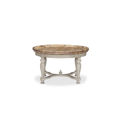 Isah Round Coffee Table Stonewash/ Mist Grey
