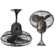 Anegam 13" Oscillating Wall Mounted Fan