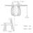 Sintered stone creative dining table set-106551106