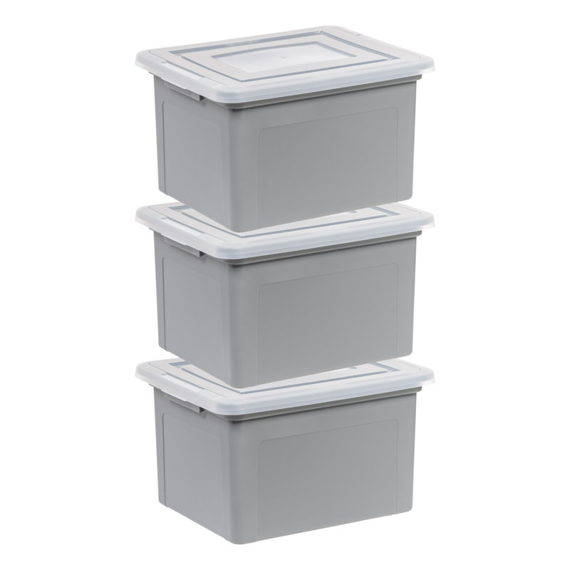  Plastic File Boxes