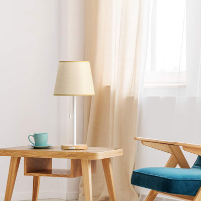 Wood Table Lamp