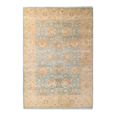 Classic One-of-a-Kind 4'8" X 6'8" Hand Knotted Area Rug