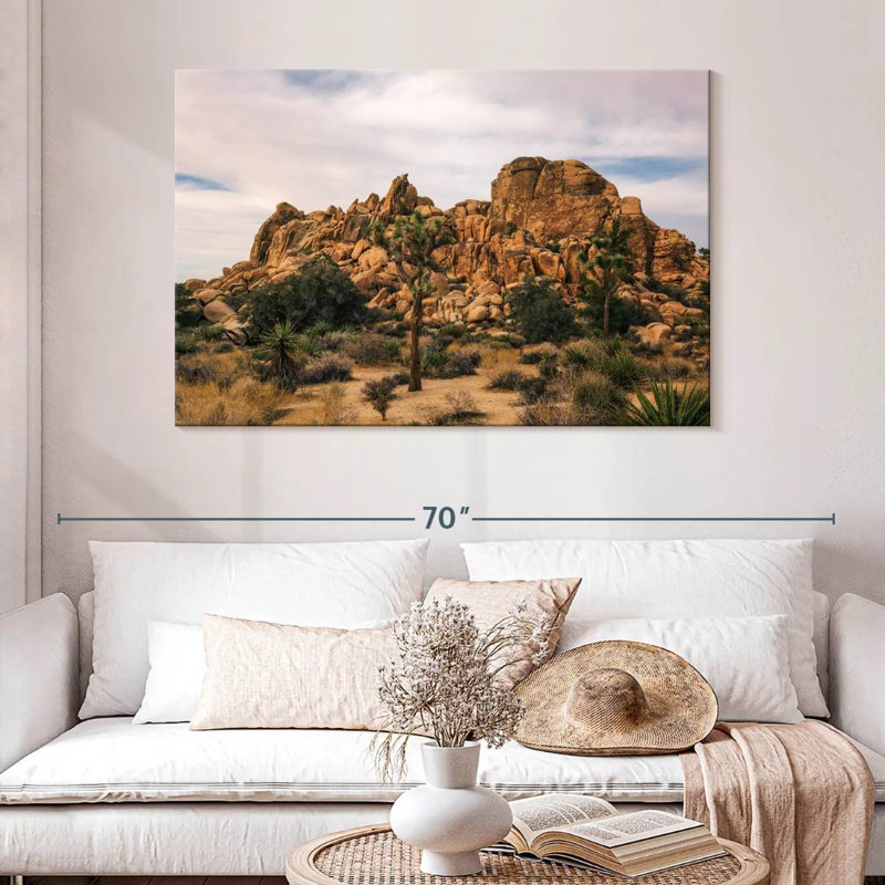 Nicci Joshua Tree, scène de désert, H 32 po x l 48 po