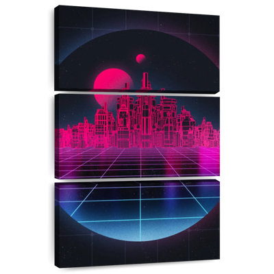 Kelan Neon Pink City