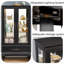 Vitrine lumineuse en verre