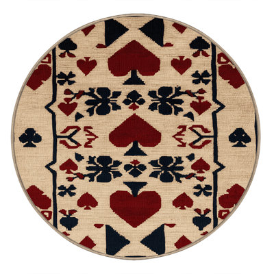 Machine Washable French Brown Area Rug