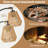 72" Rattan Arc Floor Lamp With Rotary Switch, Adjustable 3-Light Coastal/Boho/Farmhouse Style