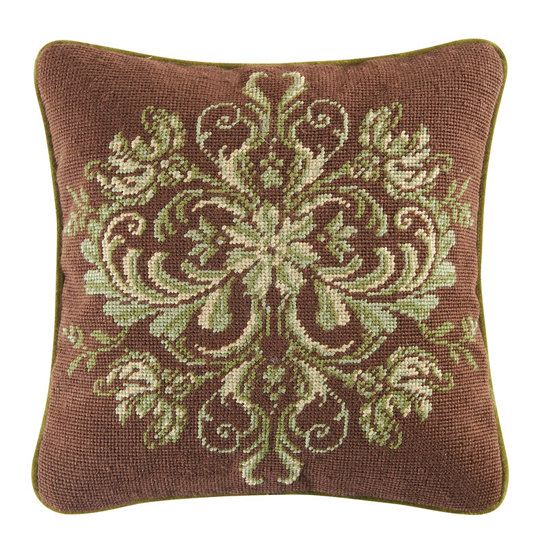 Colonial Williamsburg Windsor Needlepoint Throw Pillow