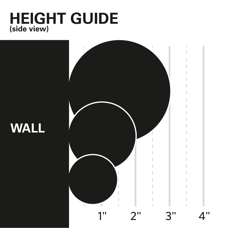 Orb Wall Play Mica Gloss, Gloss Black
