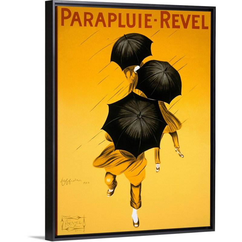 «Parapluie Revel», 1922, affiche rétro par Leonetto Cappiello, reproduction d'art sur toile tendue par Leonetto Cappiello