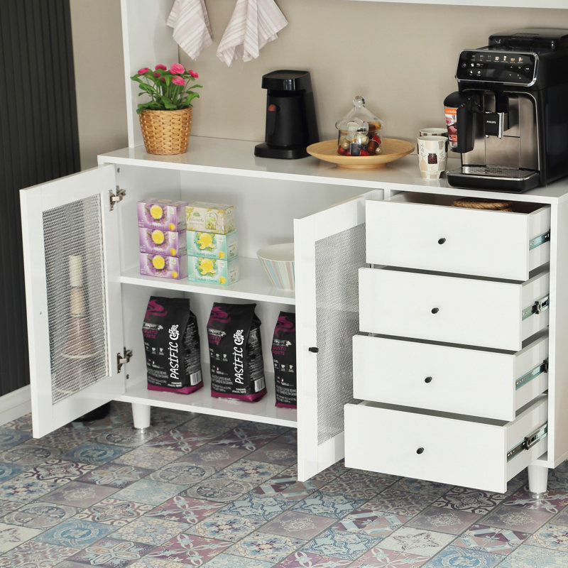 Armoire polyvalente, Blanc