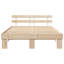 Bed Frame With Headboard Solid Wood Pine-1574490359-1574490357