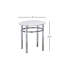 Table basse Olvan avec finition blanche