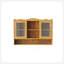Armoire coulissante 35,4 "à 2 portes avec trois niveaux d'espace de rangement, convenant aux salles de bain, cuisines, salles à manger, naturel