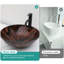 Lavabo de salle de bain Amber - Brown