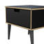 Buldir 45cm W Manufactured Wood Bedside Table