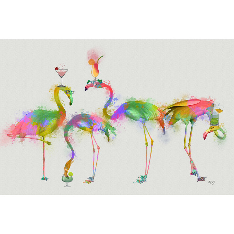 Cocktail Rainbow Splash, H 24 po x l 36 po x P 1 po