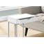 Table d'appoint Shelyn, en forme de C, bout, côté, collation, tiroir de rangement, salon, chambre à coucher, métal-947325403-947325405