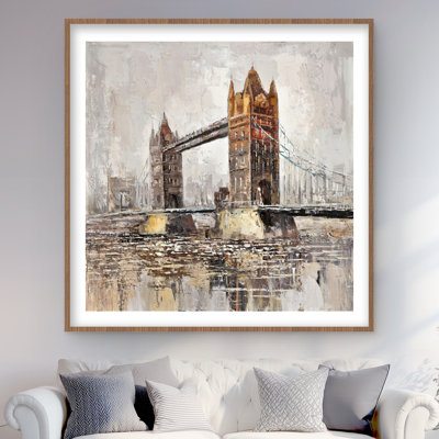 London Tower Bridge Office Print - Framed Matted Decor
