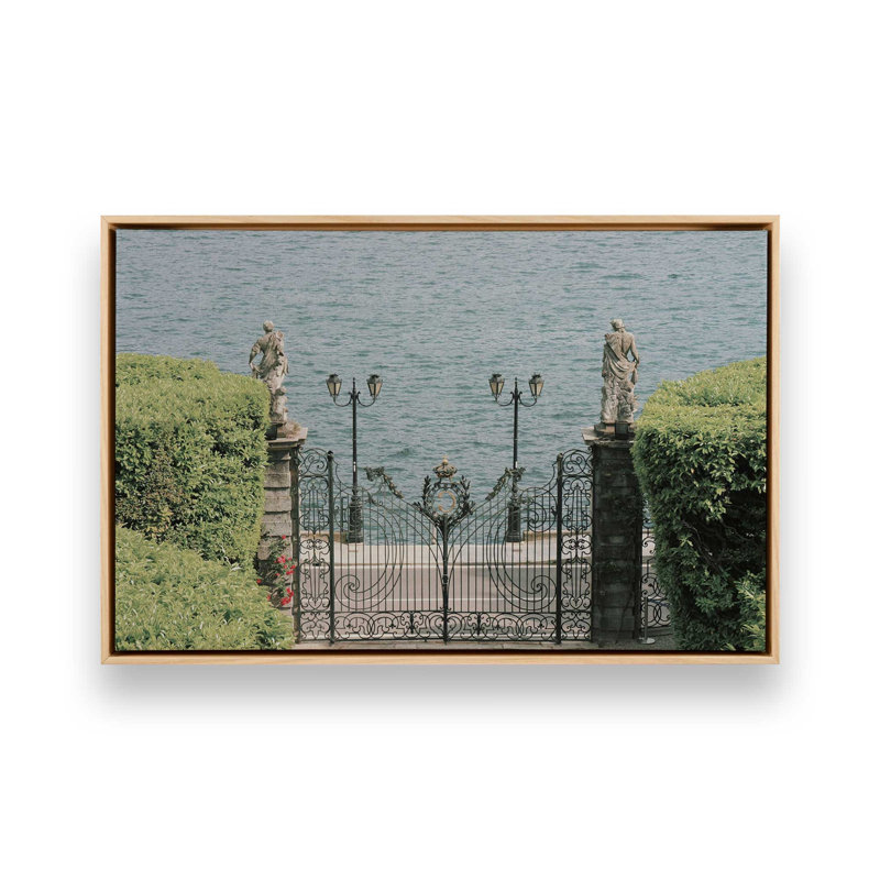 Impression sur toile Gates of Tranquility, H 12,75 po x l 18,75 po x P 1,75 po, Cadre américain en érable flottant