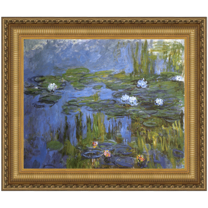 Water Lilies, 1915 Print by Claude Monet, 31.25" H x 36.25" W x 1.875" D