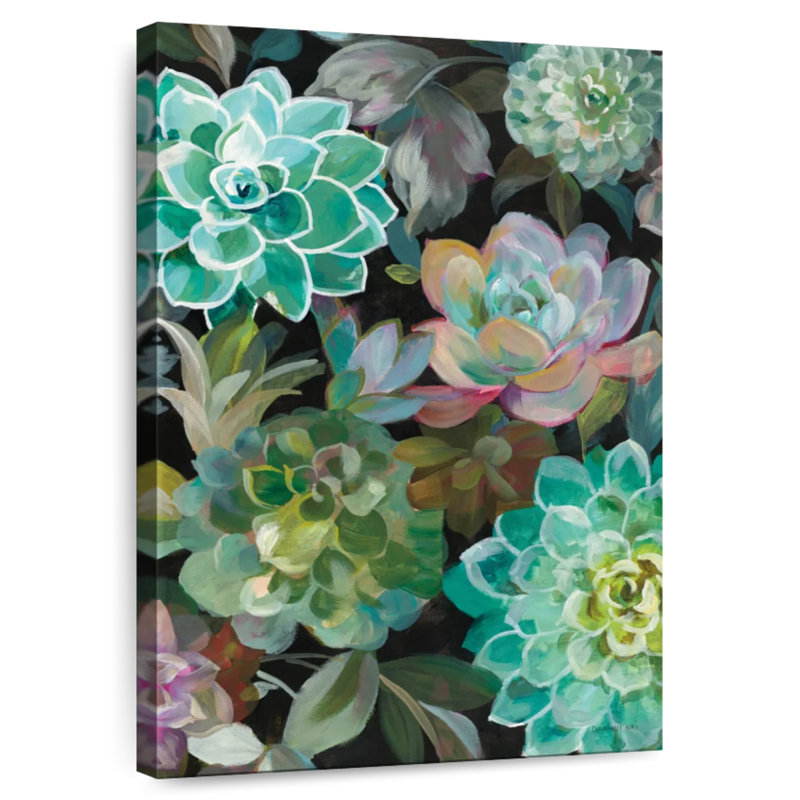 Harnek Floral Succulents III, 30" H x 20" W