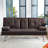 Krystel Fabric 65.35'' Reception Loveseat-328836358
